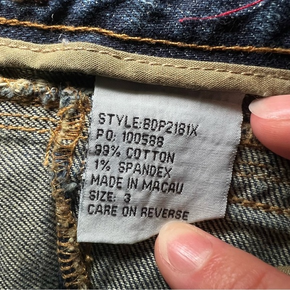 Mudd Y2K Jeans Flared Bedazzled Youth Junior Women’s Size 3 - Picture 7 of 10